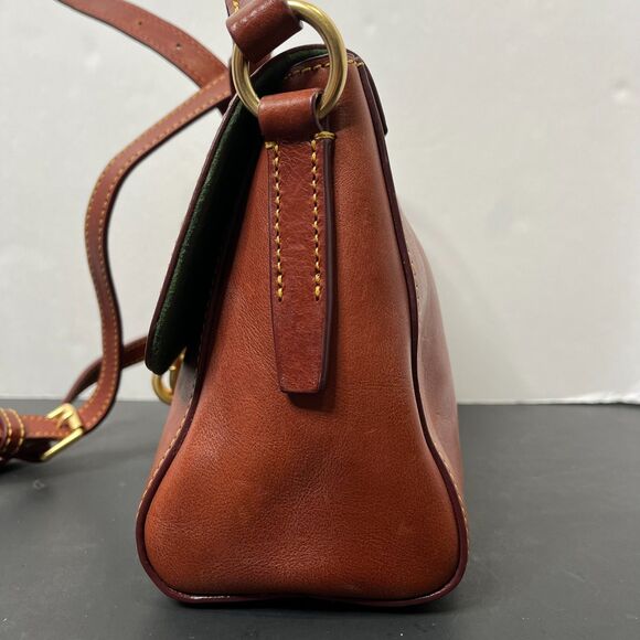 Dooney & Bourke Womens Ashley Messenger Bag Florentine Vacchetta Leather - Picture 11 of 14